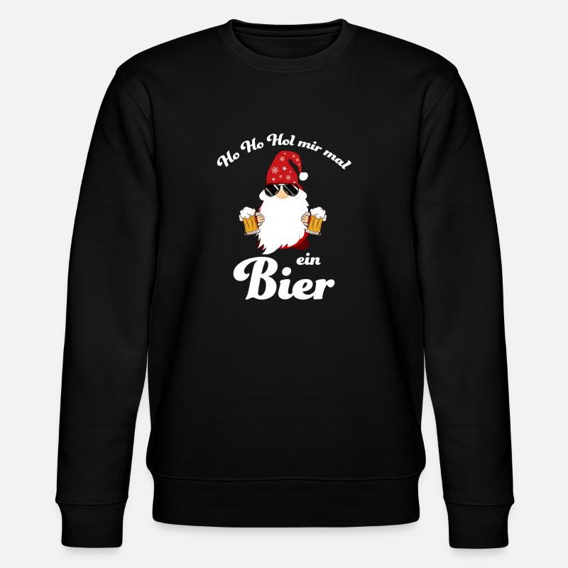 bier3 Zeichenfläche 1 - Stanley/Stella Unisex Bio-Sweatshirt CHANGER  - Schwarz
