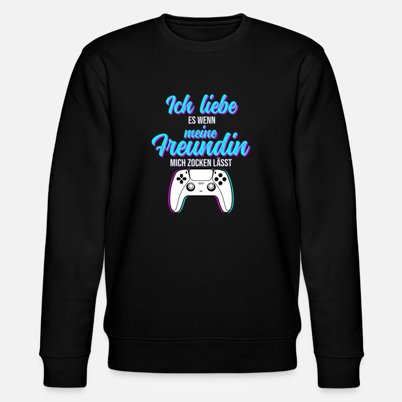 Gaming Valentin - Stanley/Stella Unisex Bio-Sweatshirt CHANGER  - Schwarz