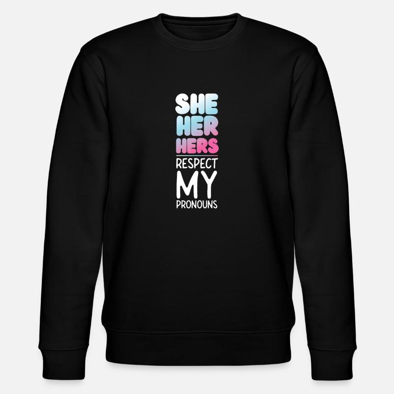 Fierté LGBT transgenre - Sweat bio CHANGER Stanley/Stella Unisexe - noir
