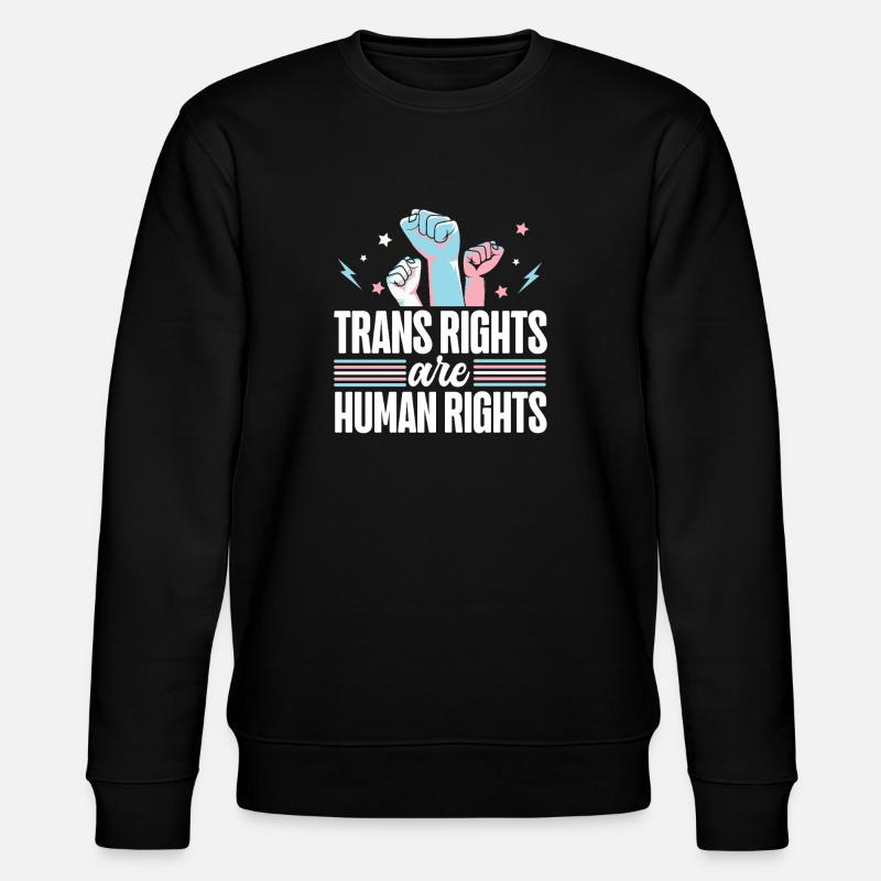 Transgender Trans LGBT Pride - Stanley/Stella Unisex Bio-Sweatshirt CHANGER - Schwarz