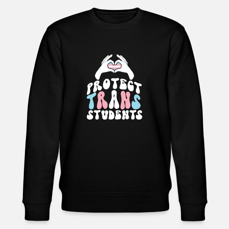 Transgender Trans LGBT Pride - Stanley/Stella Unisex Bio-Sweatshirt CHANGER  - Schwarz