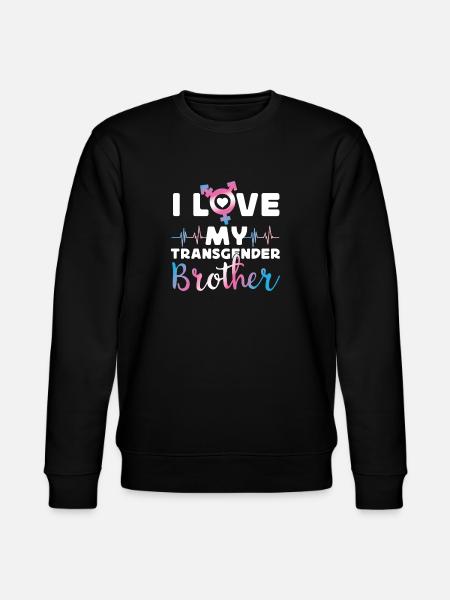 Transgender Trans LGBT Pride - Stanley/Stella CHANGER Unisex Organic Sweatshirt - black