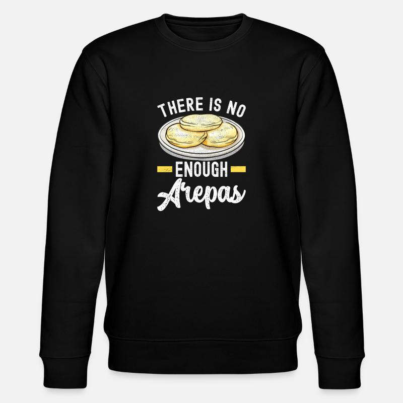 Venezolanische Arepas - Stanley/Stella Unisex Bio-Sweatshirt CHANGER - Schwarz