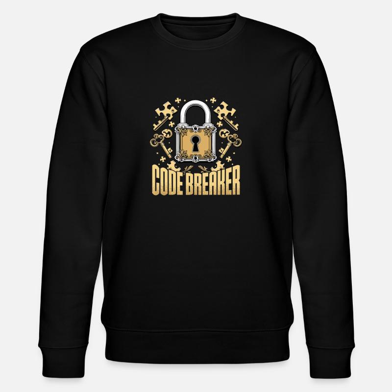 Escape Room Code Breaker - Stanley/Stella CHANGER Unisex Organic Sweatshirt - black
