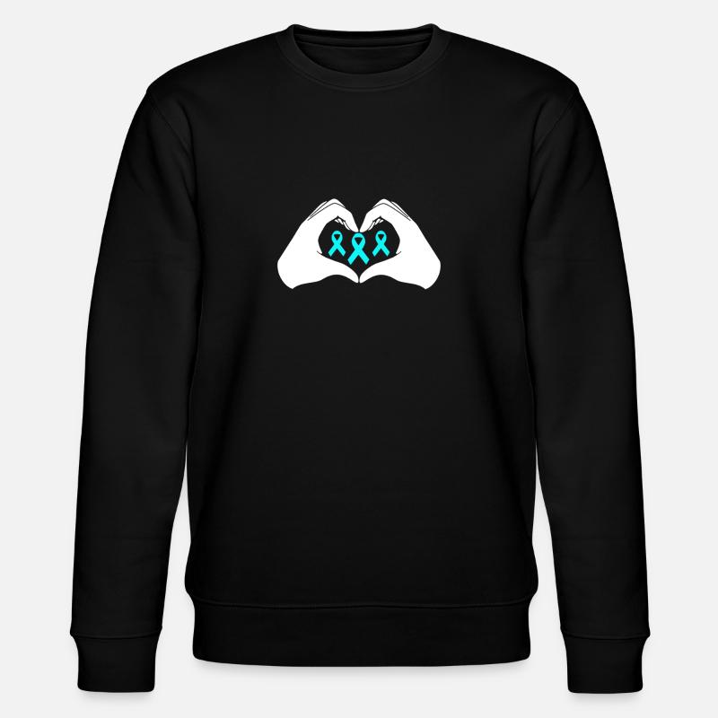 Angststörung Anxiety disorder - Stanley/Stella Unisex Bio-Sweatshirt CHANGER  - Schwarz