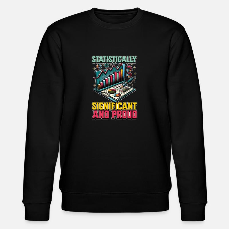 Statistician Statistically Significant Accountant - Stanley/Stella CHANGER Unisex Organic Sweatshirt - black