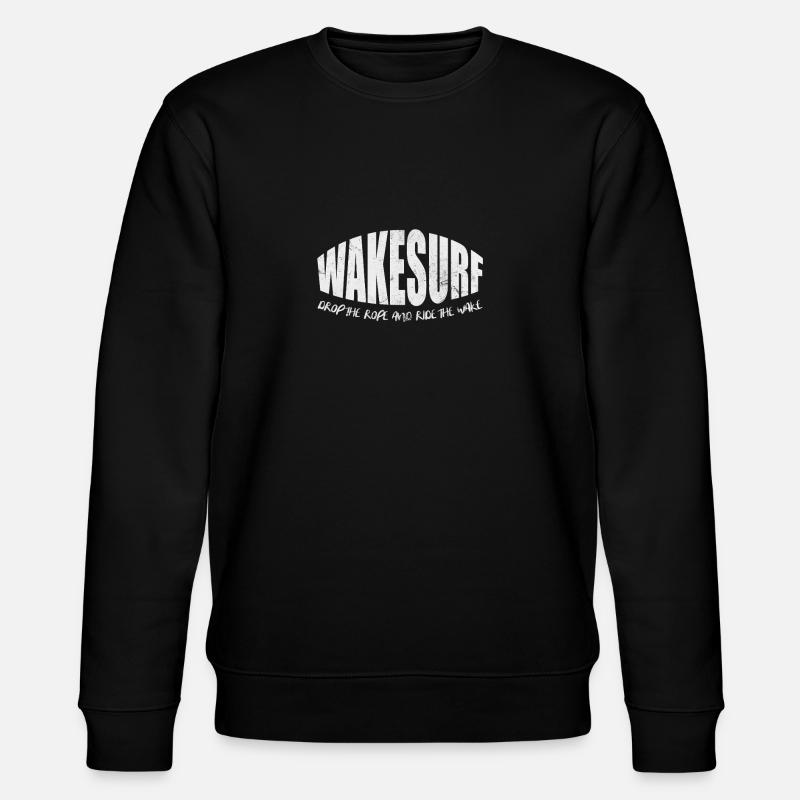 Wakeboard - Sweat bio CHANGER Stanley/Stella Unisexe - noir