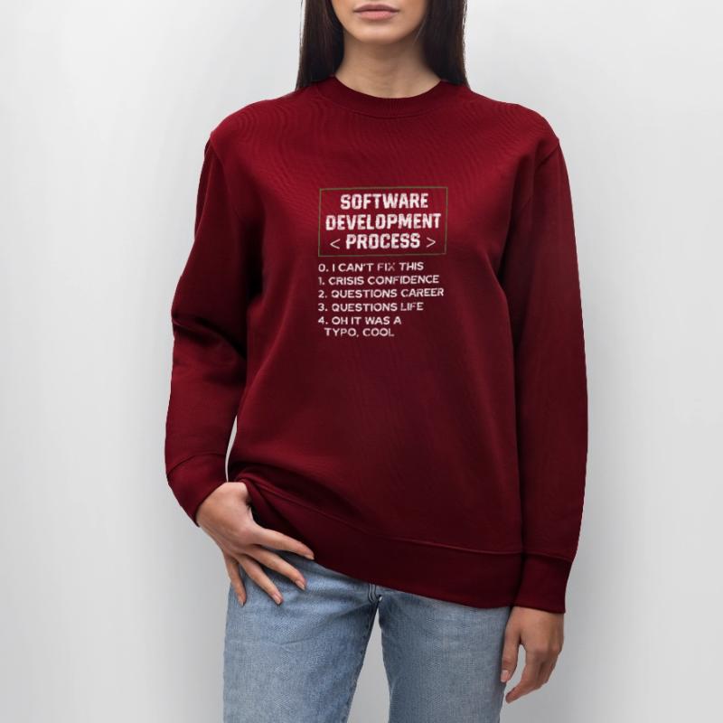 Softwareentwicklungsprozess Humor Programmierer Stanley/Stella Unisex Bio-Sweatshirt CHANGER 