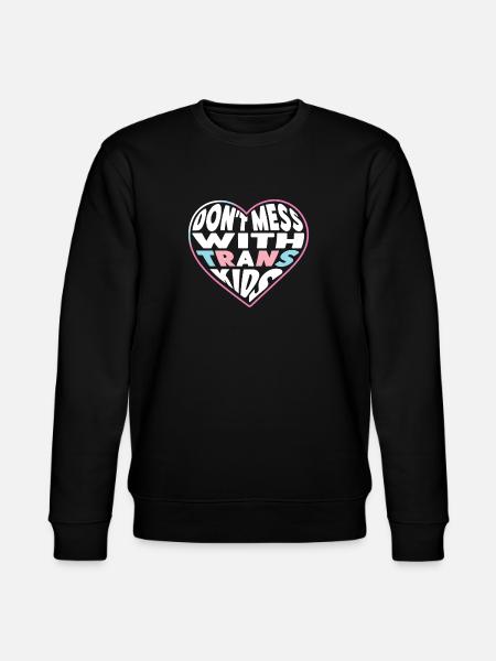 Transgender Trans LGBT Pride - Stanley/Stella CHANGER Unisex Organic Sweatshirt - black