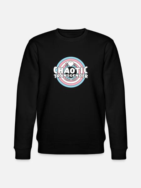 Transgender Trans LGBT Pride - Stanley/Stella CHANGER Unisex Organic Sweatshirt - black