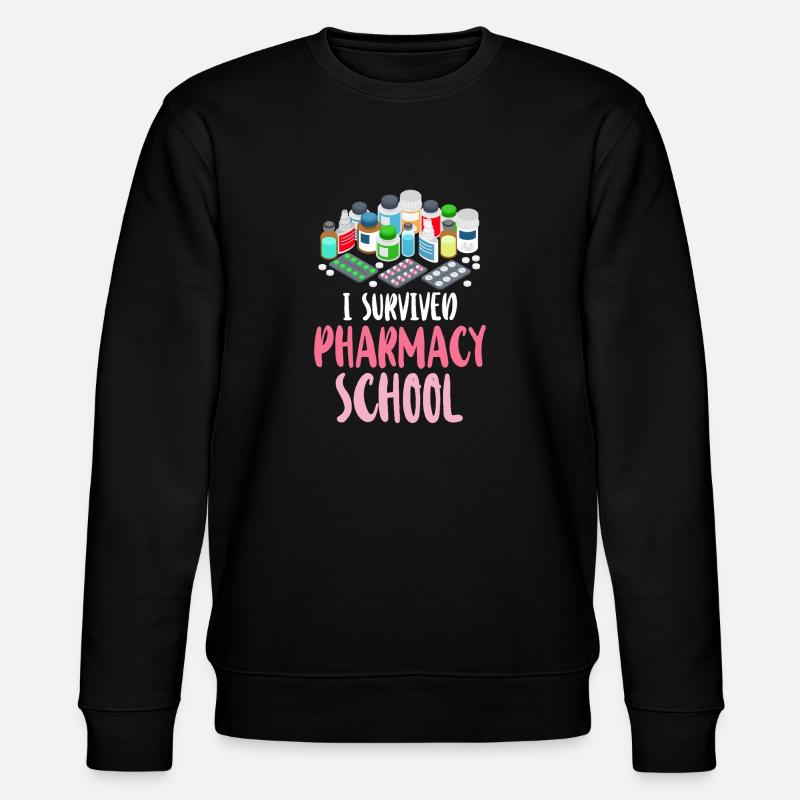 Pharmacy Tech Technician - Stanley/Stella CHANGER Unisex Organic Sweatshirt - black