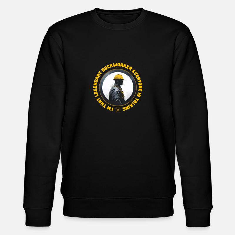 Hafenarbeiter, docker légendaire - Sweat bio CHANGER Stanley/Stella Unisexe - noir