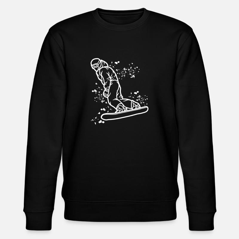 Snowboarder Snowboarding Snowboard - Sweat bio CHANGER Stanley/Stella Unisexe - noir