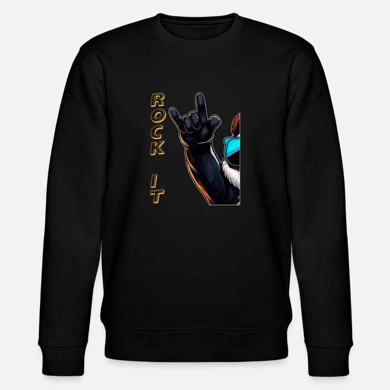 BASCULEZ-LE - Sweat bio CHANGER Stanley/Stella Unisexe - noir