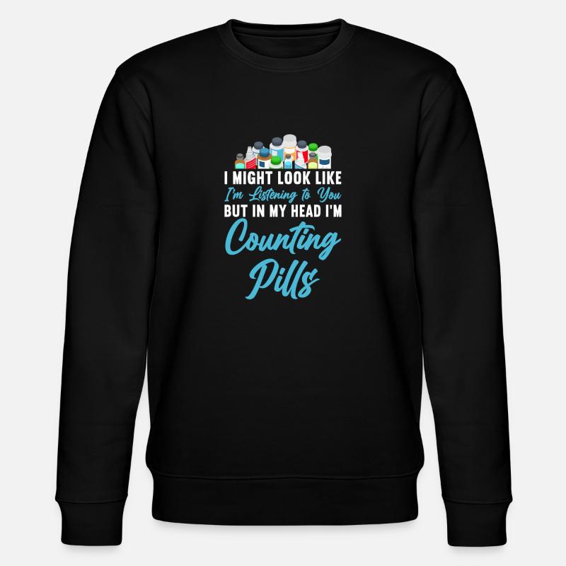 Pharmacy Tech Technician - Stanley/Stella CHANGER Unisex Organic Sweatshirt - black