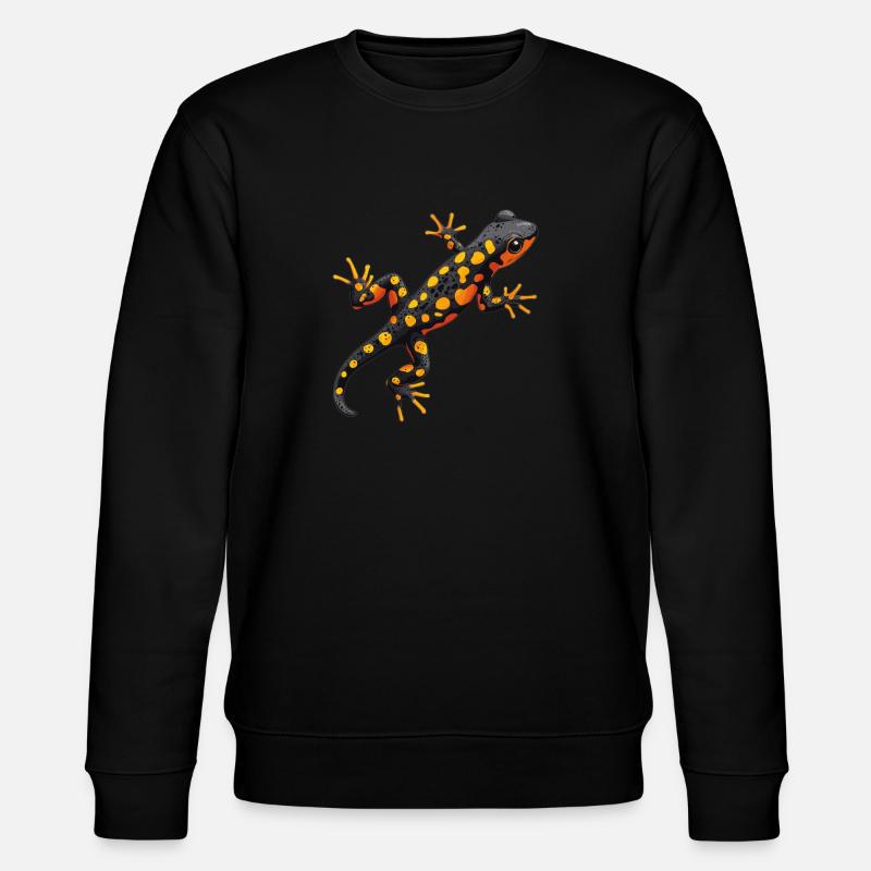 Salamanders Salamander - Stanley/Stella Unisex Bio-Sweatshirt CHANGER  - Schwarz