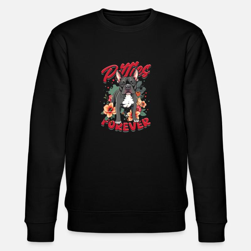 Pitbull Pitbulls Pitties pour toujours - Sweat bio CHANGER Stanley/Stella Unisexe - noir