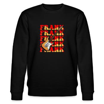 Frank - Stanley/Stella Unisex Bio-Sweatshirt CHANGER  - Schwarz - Vorne - Nik (191cm) & Marisol (170cm)