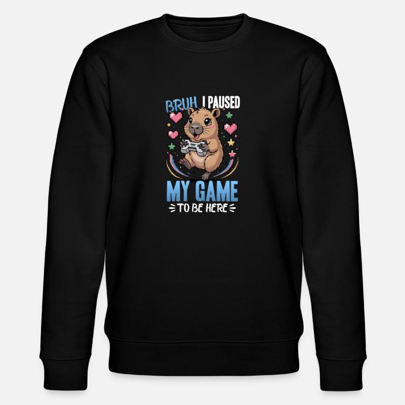 Capybara Gamer Gaming - Sweat bio CHANGER Stanley/Stella Unisexe - noir