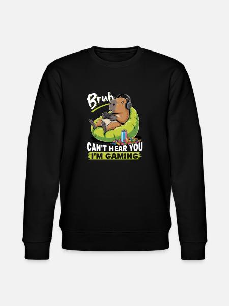 Capybara Gamer Gaming - Sweat bio CHANGER Stanley/Stella Unisexe - noir