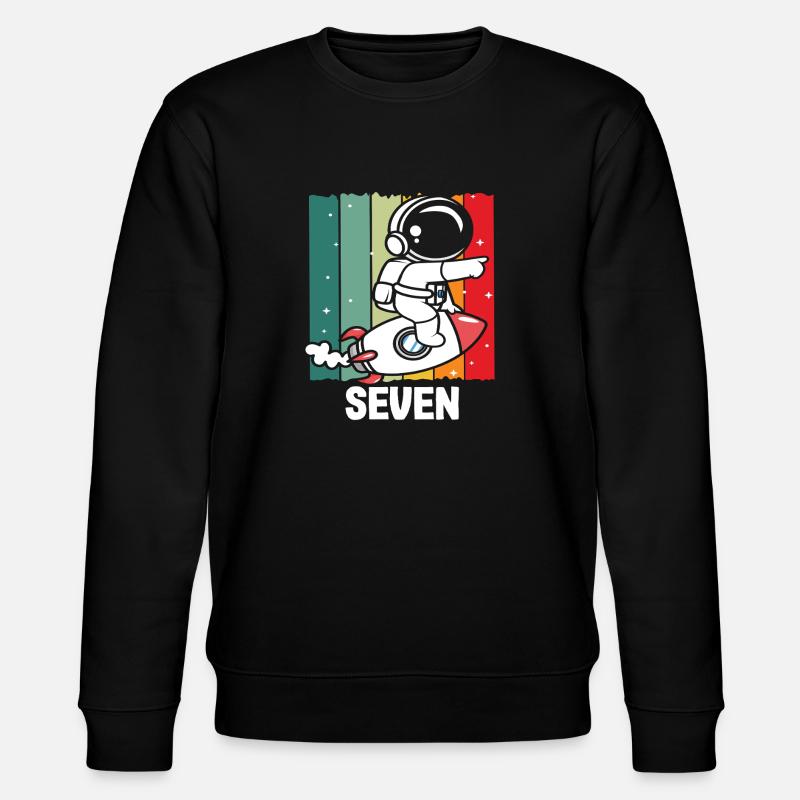 Septième anniversaire de l’aventure spatiale - Sweat bio CHANGER Stanley/Stella Unisexe - noir