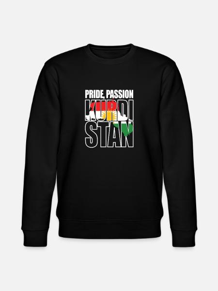 Pride Passion Kurdistan Kurde Kurden - Stanley/Stella Unisex Bio-Sweatshirt CHANGER - Schwarz