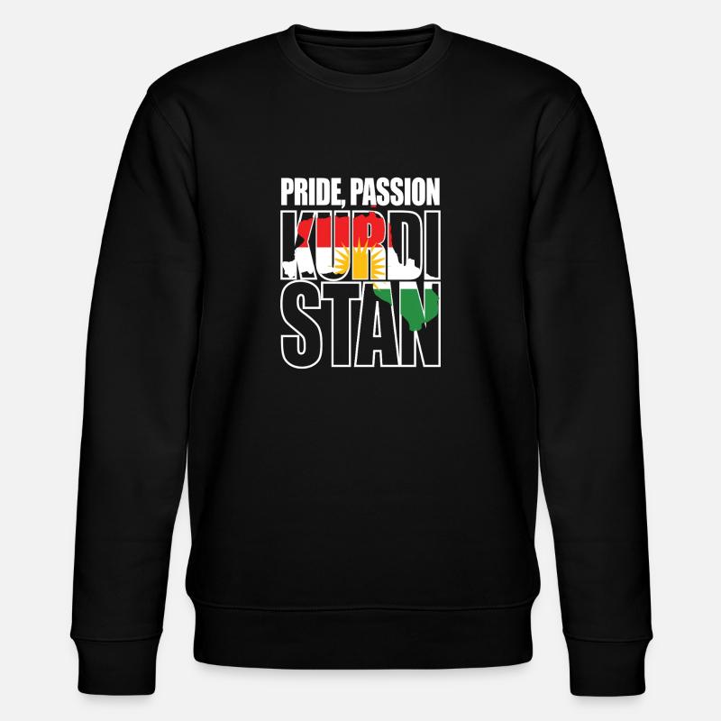 Pride Passion Kurdistan Kurde Kurden - Stanley/Stella Unisex Bio-Sweatshirt CHANGER  - Schwarz