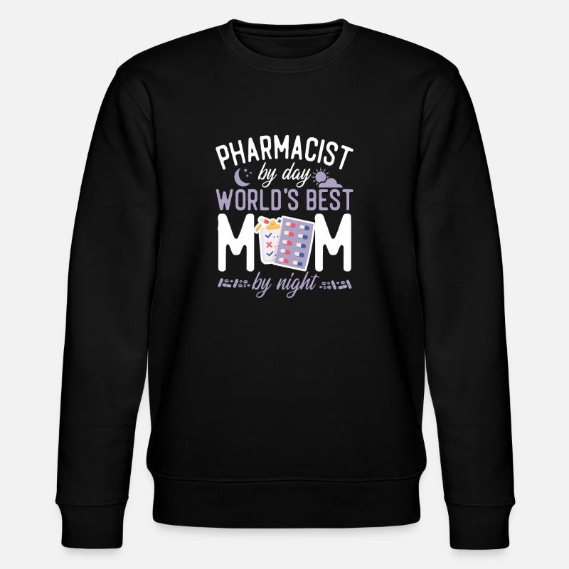 Pharmacy Tech Technician - Stanley/Stella CHANGER Unisex Organic Sweatshirt - black