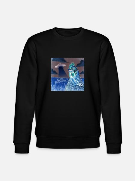 Aliens and Chickens: Unexpected Encounters - Stanley/Stella CHANGER Unisex Organic Sweatshirt - black