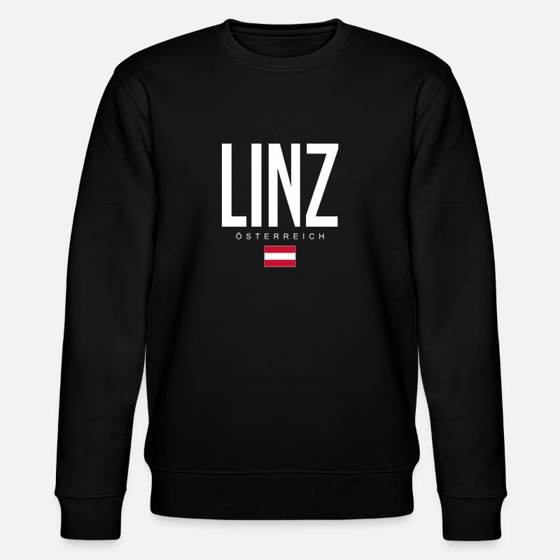 Linz Austria - Stanley/Stella CHANGER Unisex Organic Sweatshirt - black