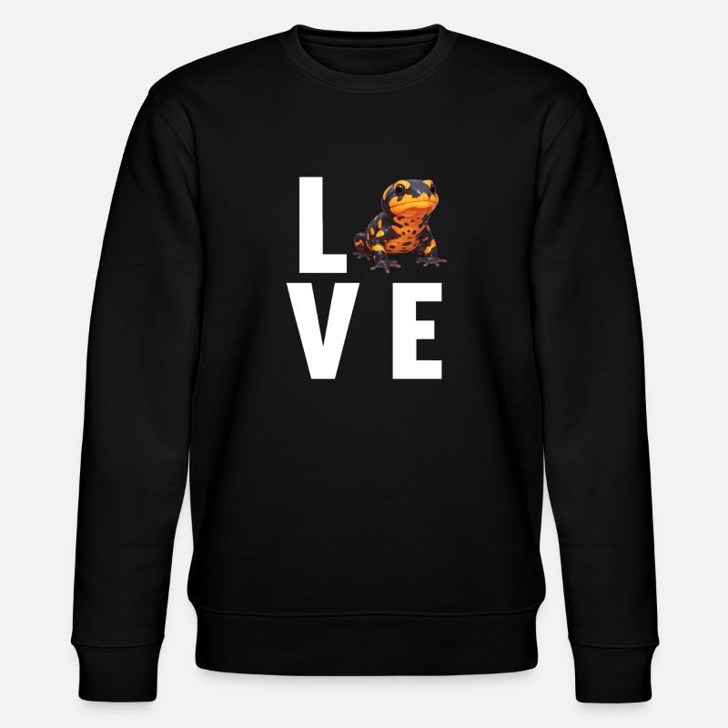 Salamanders Salamander - Stanley/Stella Unisex Bio-Sweatshirt CHANGER  - Schwarz