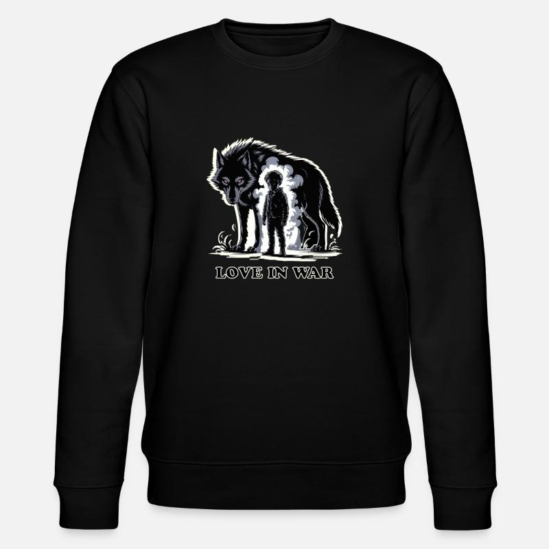 STARKE JUNGS - Stanley/Stella Unisex Bio-Sweatshirt CHANGER  - Schwarz