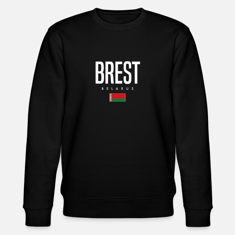 Brest Belarus Weißrussland - Stanley/Stella CHANGER Unisex Organic Sweatshirt - black