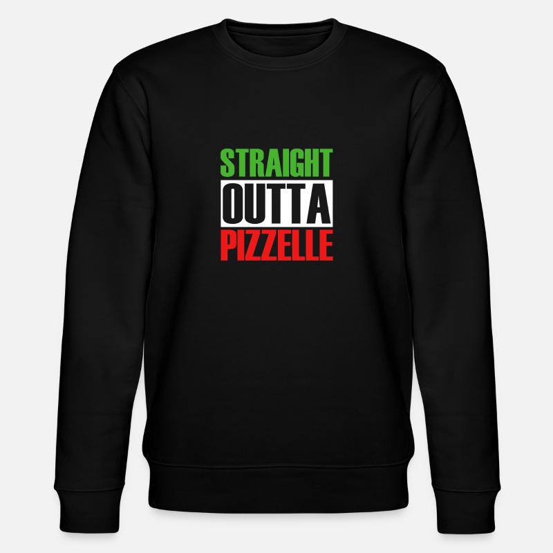 Pizzelle Waffel Keks - Stanley/Stella Unisex Bio-Sweatshirt CHANGER  - Schwarz