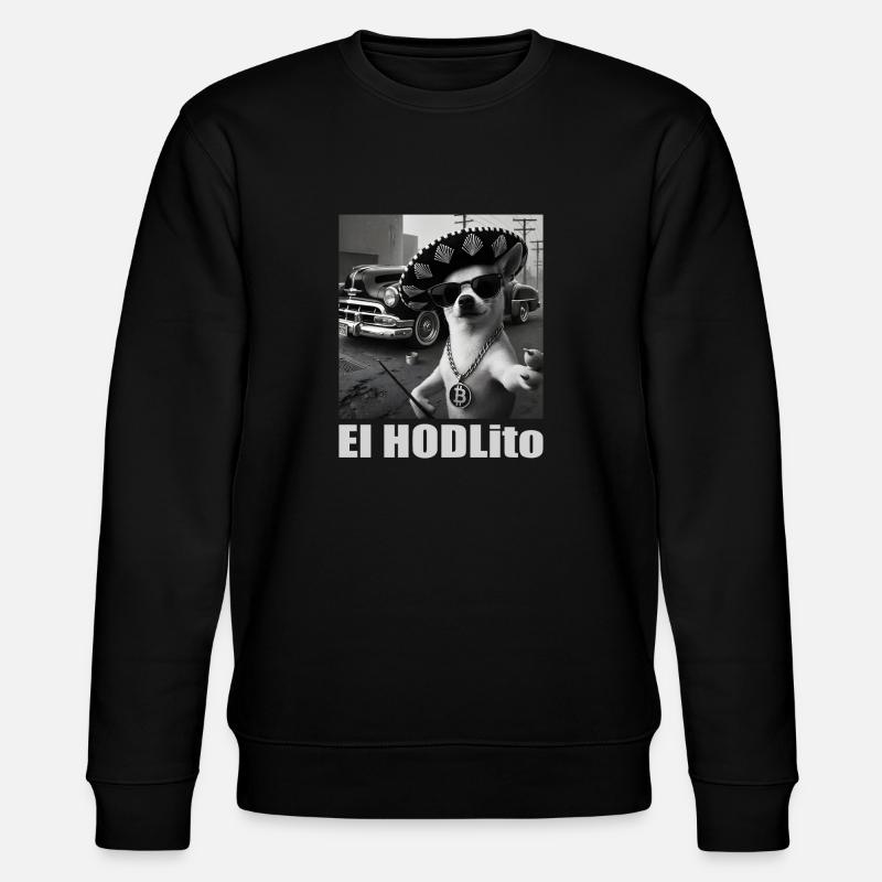 Bitcoin - Stanley/Stella Unisex Bio-Sweatshirt CHANGER  - Schwarz