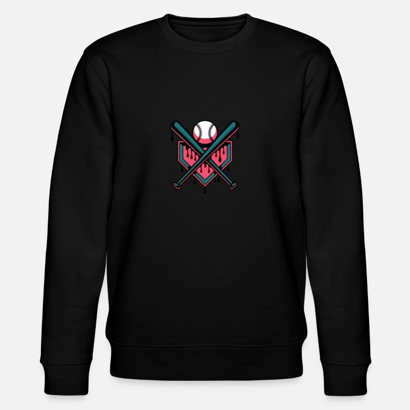 Baseball Batte de baseball - Sweat bio CHANGER Stanley/Stella Unisexe - noir
