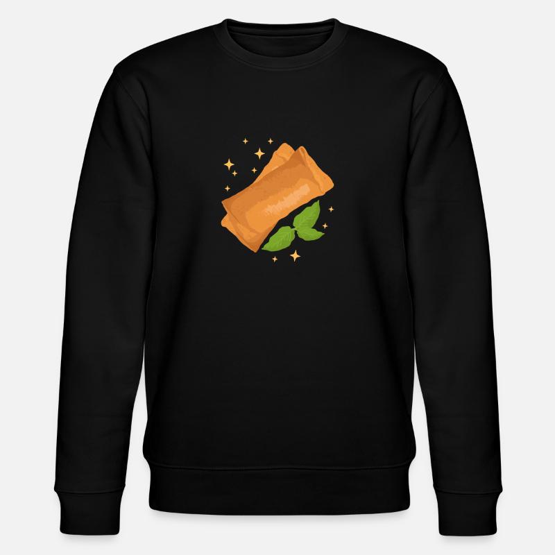 Lumpia Frühlingsrolle Geschenke - Stanley/Stella Unisex Bio-Sweatshirt CHANGER  - Schwarz