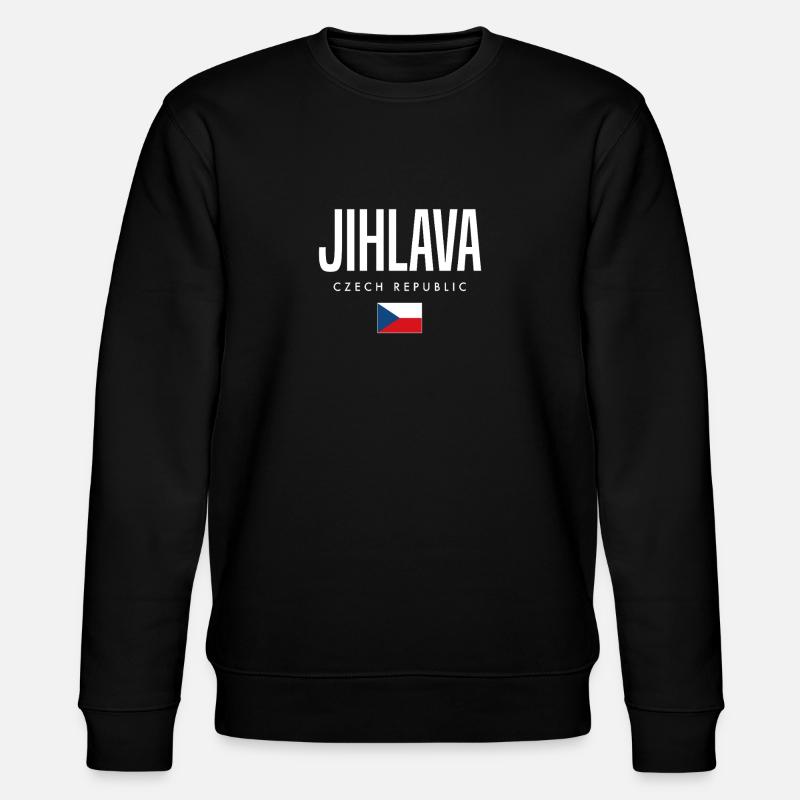 Jihlava Tschechien - Stanley/Stella Unisex Bio-Sweatshirt CHANGER  - Schwarz
