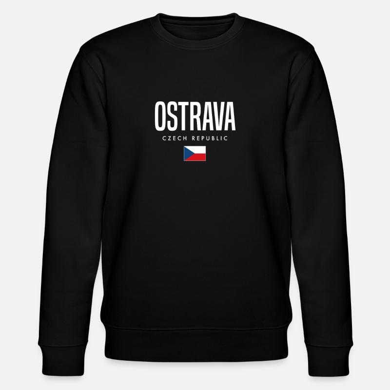 Ostrava, République tchèque - Sweat bio CHANGER Stanley/Stella Unisexe - noir