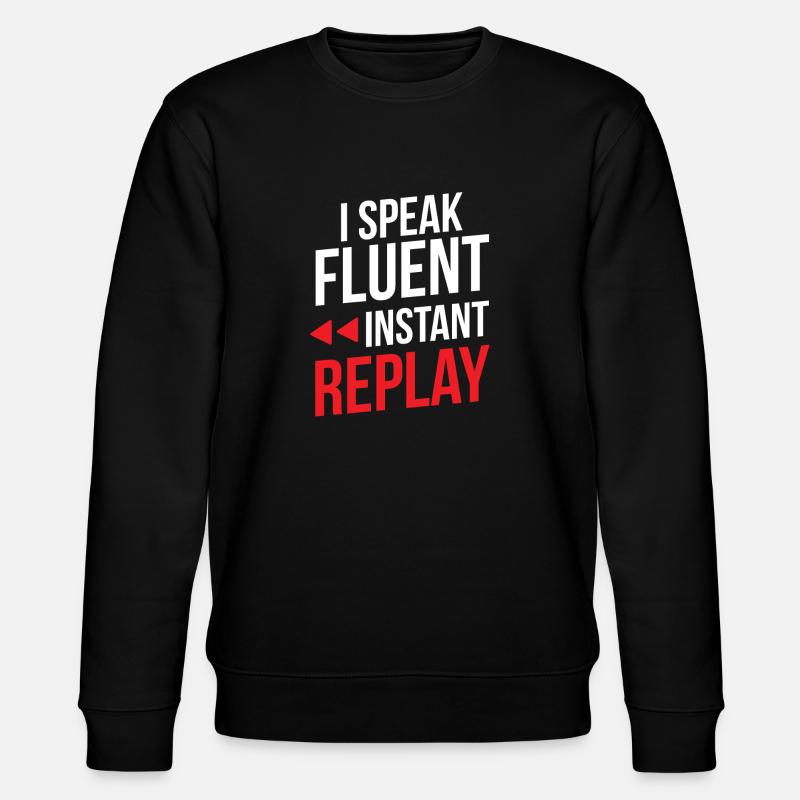 Annonceur sportif drôle - Sweat bio CHANGER Stanley/Stella Unisexe - noir