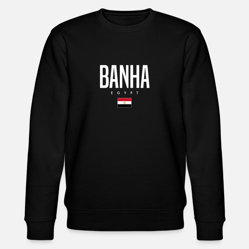 Banha, Egypt - Stanley/Stella CHANGER Unisex Organic Sweatshirt - black
