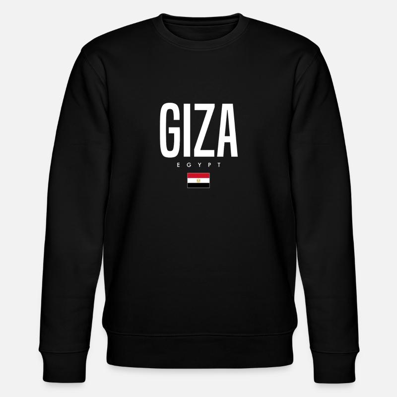 Gizeh, Égypte - Sweat bio CHANGER Stanley/Stella Unisexe - noir