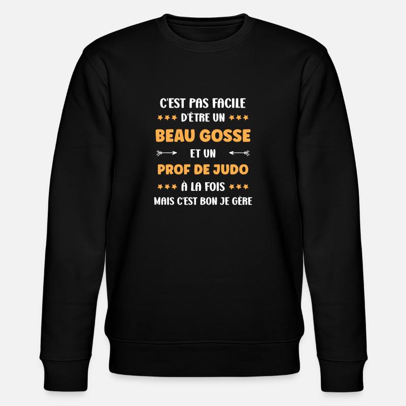 Prof de judo - Sweat bio CHANGER Stanley/Stella Unisexe - noir