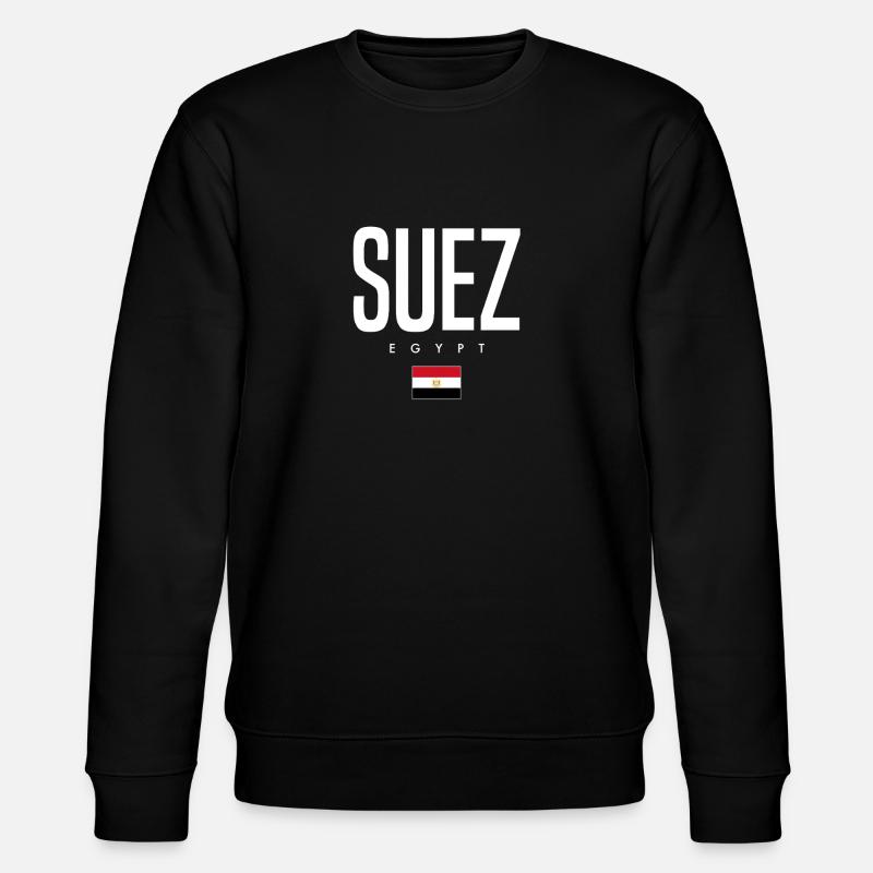 Suez Égypte - Sweat bio CHANGER Stanley/Stella Unisexe - noir