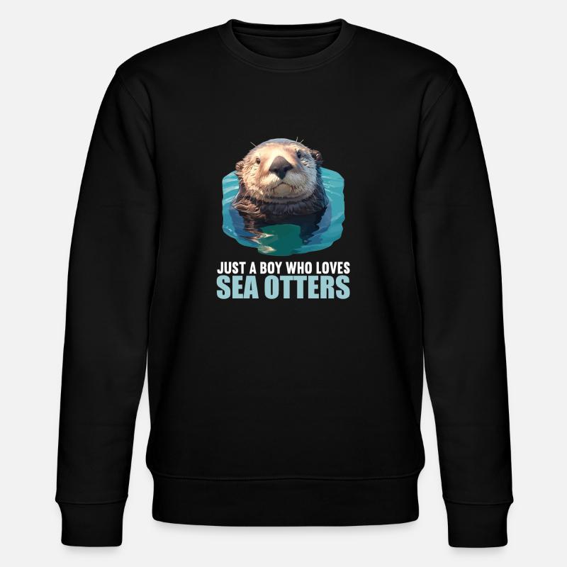 Loutre de mer - Sweat bio CHANGER Stanley/Stella Unisexe - noir