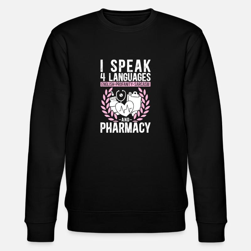 Pharmacy Tech Technician - Stanley/Stella Unisex Bio-Sweatshirt CHANGER  - Schwarz