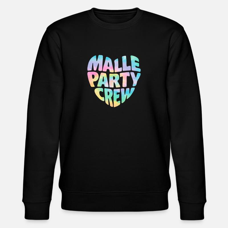 Malle Party Crew - Stanley/Stella Unisex Bio-Sweatshirt CHANGER  - Schwarz