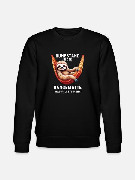 RETRAITE DANS LE HAMAC - Sweat bio CHANGER Stanley/Stella Unisexe - noir