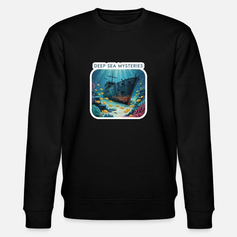 MYSTÈRES DES PROFONDEURS MARINES - Sweat bio CHANGER Stanley/Stella Unisexe - noir