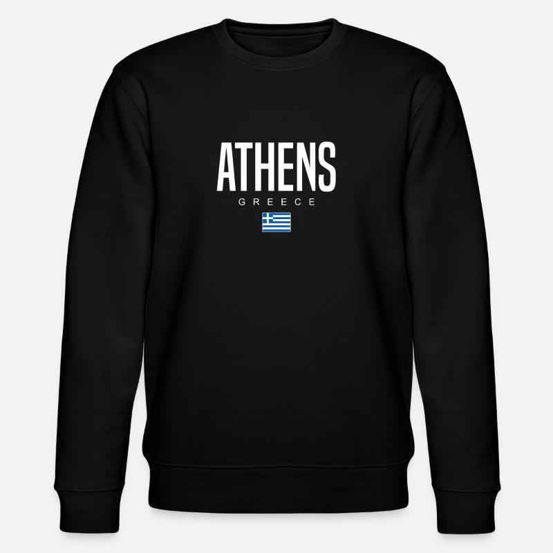 Athen Griechenland - Stanley/Stella Unisex Bio-Sweatshirt CHANGER  - Schwarz